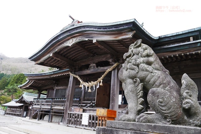 函館八幡宮の狛犬